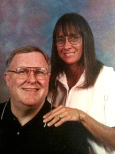 Mike Nance with his wife, Karon.